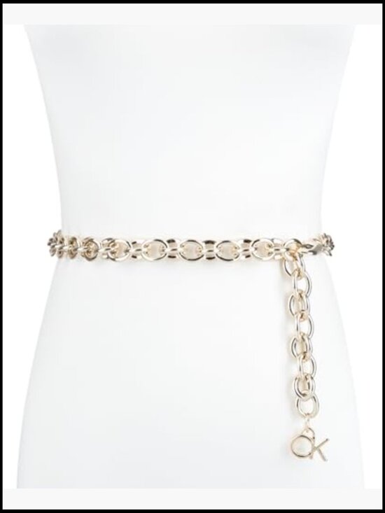 Slim Mesh and Chain Fashion Waist Belt for Dresses, Trousers main image 4